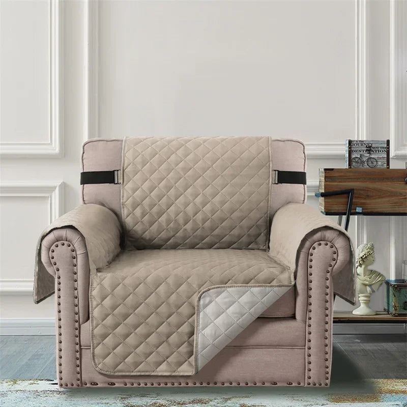 Sofa Covers Water Repellent Sofa Cushion 1/2/3/4 Seater Pets Kids Dog Cat Sofas Mat with Elastic Strap Furniture Protector