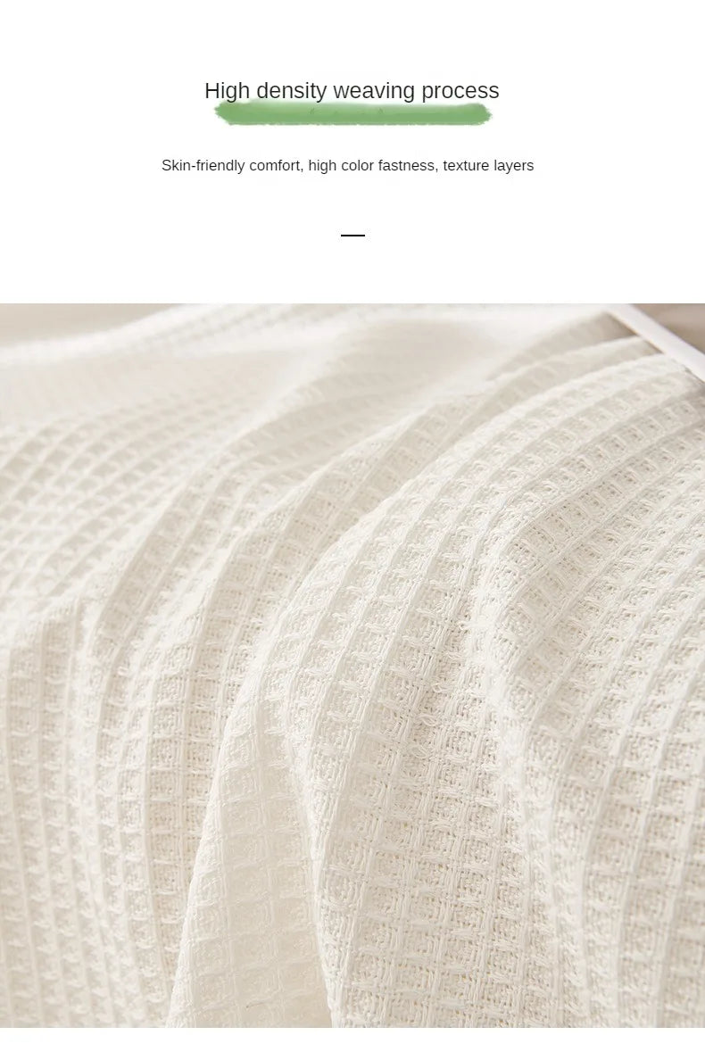 Sofa Towel  with Full Coverage Ins Cream Wind Cotton Yarn Camping Blanket Sofa Cushion Cover All  Season Universal All Inclusive