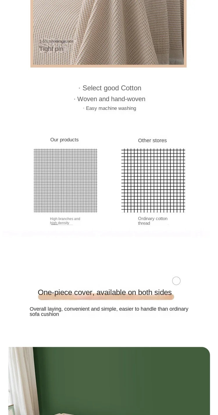 Cloth cover four seasons universal sofa cover full package full cover mat French ins wind cushion cover towel white girl feeling
