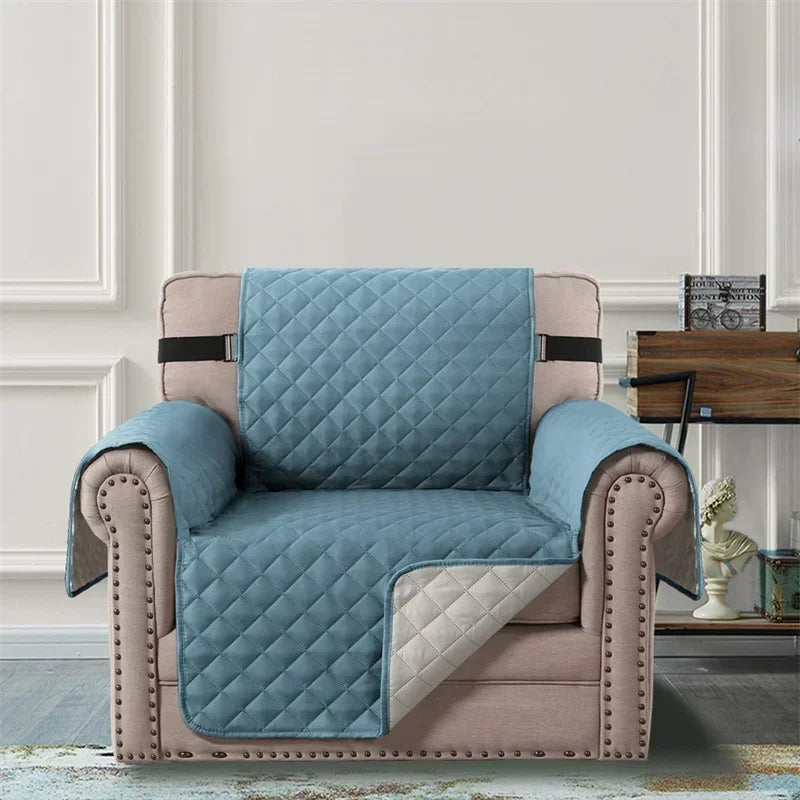 Sofa Covers Water Repellent Sofa Cushion 1/2/3/4 Seater Pets Kids Dog Cat Sofas Mat with Elastic Strap Furniture Protector
