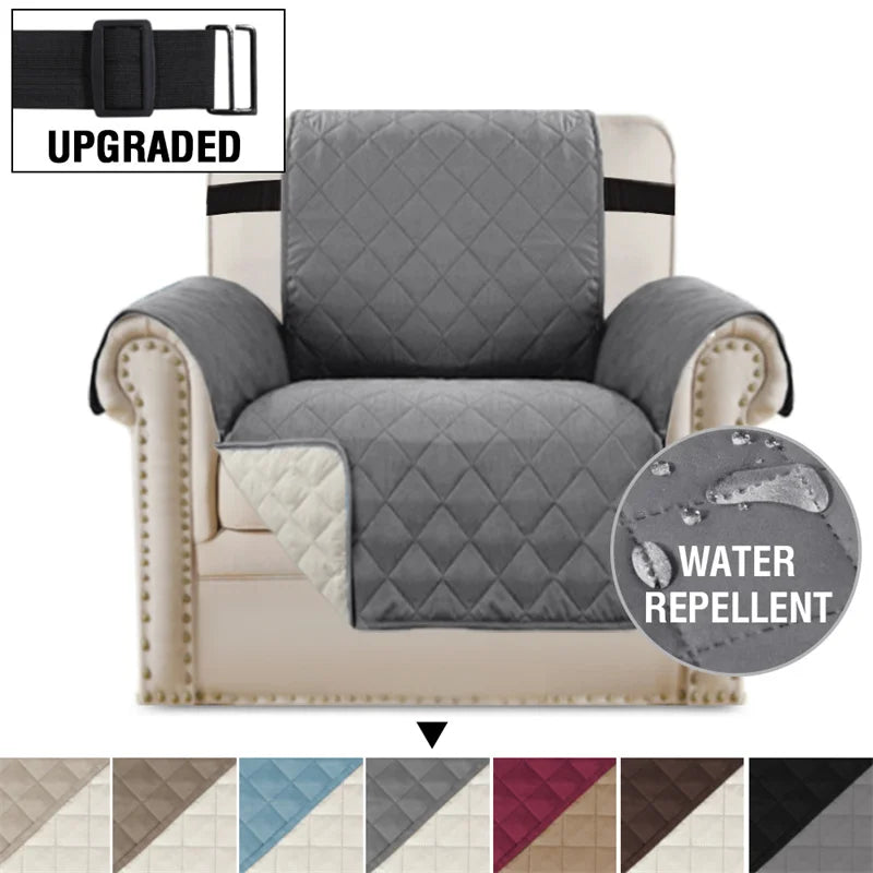 Sofa Covers Water Repellent Sofa Cushion 1/2/3/4 Seater Pets Kids Dog Cat Sofas Mat with Elastic Strap Furniture Protector