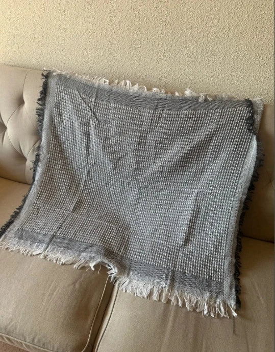 Sofa Towel  with Full Coverage Ins Cream Wind Cotton Yarn Camping Blanket Sofa Cushion Cover All  Season Universal All Inclusive